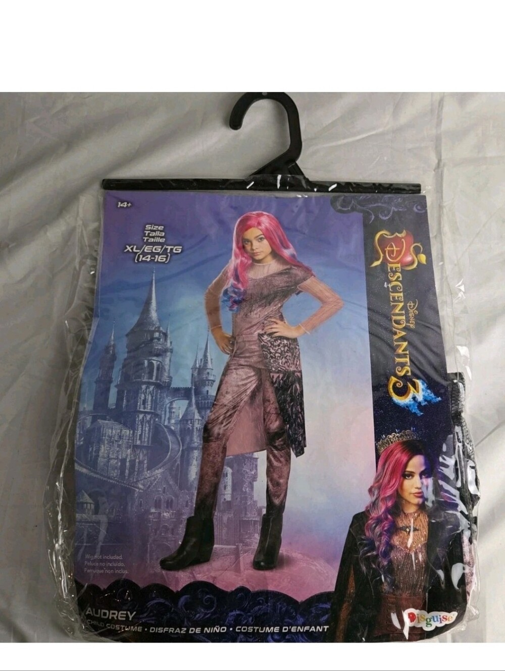 Disney Descendants 3 Audrey Pink Jumpsuit Halloween Costume Girls XL (14-16) NEW